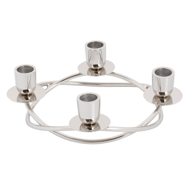 3'' H Stainless Steel Tabletop Candelabra