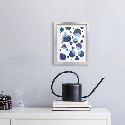 Ultramarine Orbs II -Framed Print