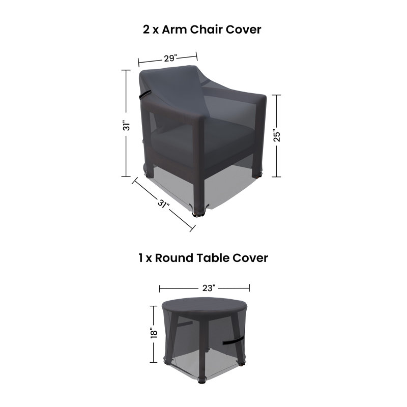 Lorene Outdoor Conversation Set Group Seating Patio Furniture Covers