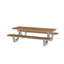Table de pique-nique rectangulaire 10 personnes Vienna-87207732-87245022