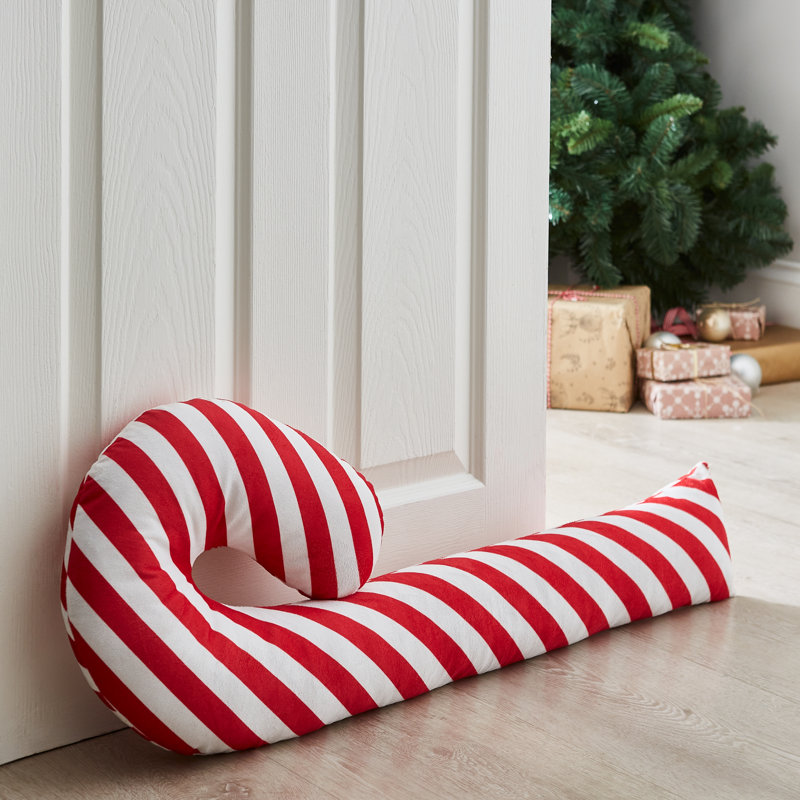 Candy Cane Shaped Door Draught Excluder