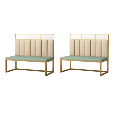 Faux Leather Upholstered Bench