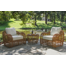 Chaise de patio avec coussins Alyshia
