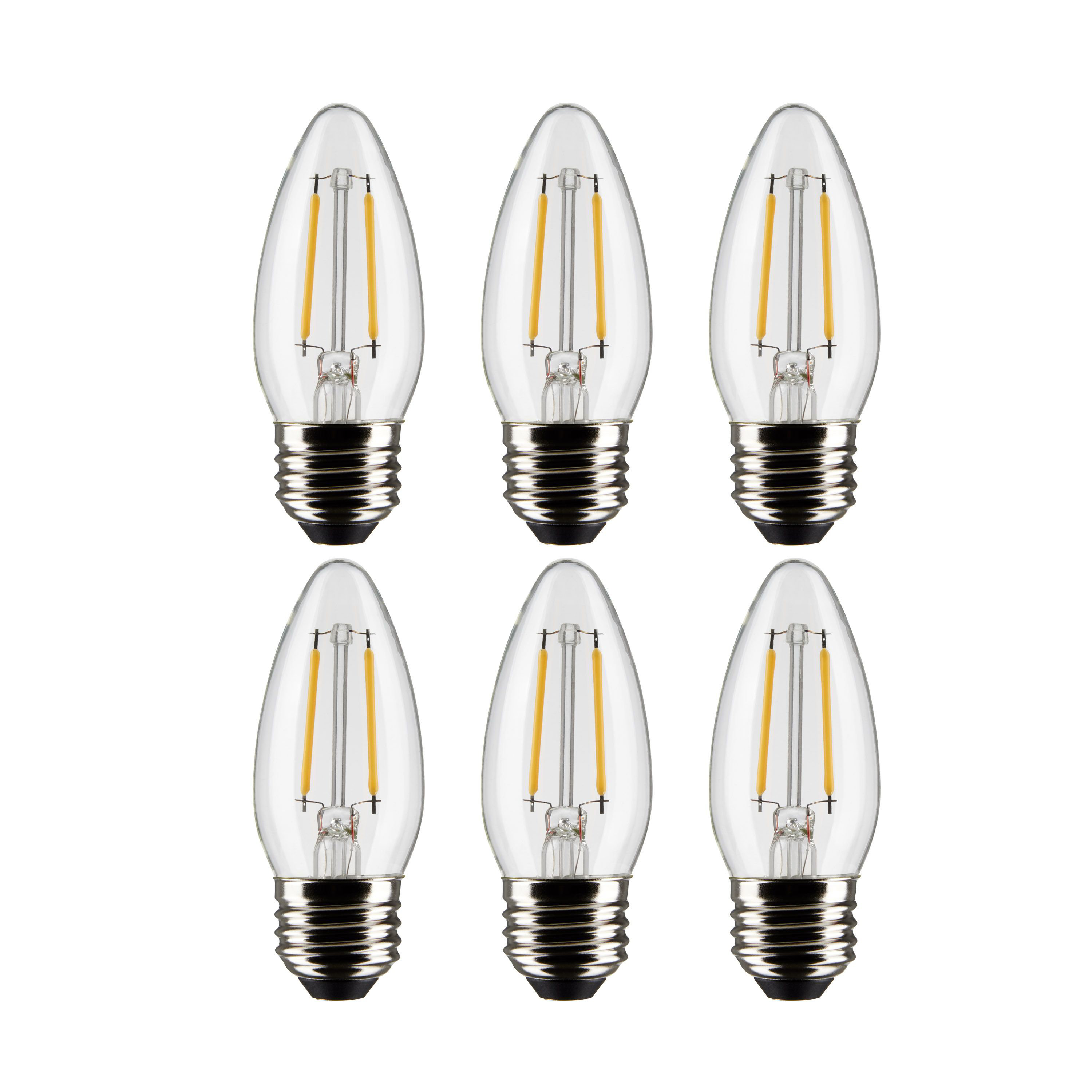 Satco 25 Watt Equivalent B11 E26/Medium (Standard) Dimmable 2700K LED ...