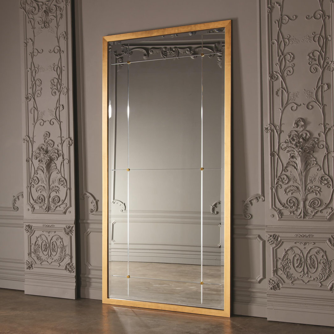 Beaumont Floor Mirror-Gold Leaf Global Views