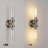 Brushed Nickel 2-Light Bathroom Dimmable Vanity Light Fixture, Modern Bathroom Sconces Wall Lighting W/Clear Glass Shade, Horizontal and Vertical Wall Mount Lamp for Mirror（Bulb Included) -201004029-201004001