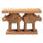 Kenworthy Bali & Pari Elissa Bohemian Honey Rattan Elephant Console Table