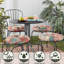 Coussin de chaise de salle à manger d'extérieur rond 15 po Ballera-46889296-46889310