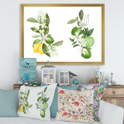 " Bouquets Of Blooming Lemon Tree Branches "