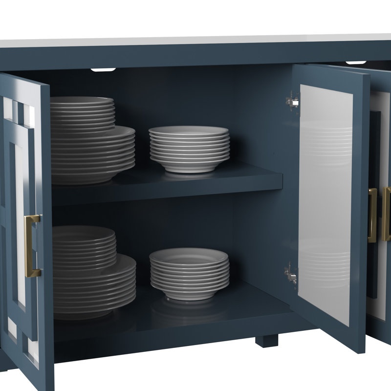 Joyal 63.38 " W Sideboard, Fontana Blue
