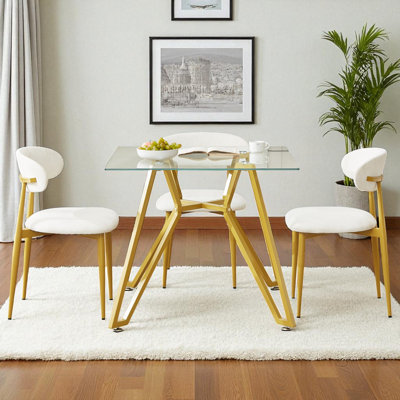 Chaise d'appoint moderne, chaises de salle à manger rembourrées en velours, chaise de salle à manger sans accoudoirs