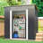 6 ft. W in. x 4 ft. D in. Galvanized Steel Horizontal Storage Shed with Sliding Door(25.6 sq. ft.)
