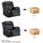  Edder Leather Power Home Theater Recliner Chair with USB Port-1784642591