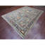 Tapis gris en laine noué à la main 8 pi 9 po x 12 pi Nevada Peshawar Bijar Garus