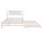 Lit plateforme double avec lit gigogne réglable-14680964