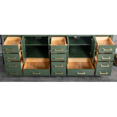 Meuble-lavabo double 84 po x 22 po Aseelah