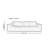 Chenille Minimalist Straight Sofa