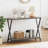 Entryway Table, Couch Table Behind Sofa,2-Tier Industrial Display Table with Shelves, Foyer Tables for Entryway, Foyer, Living Room, Bed Room