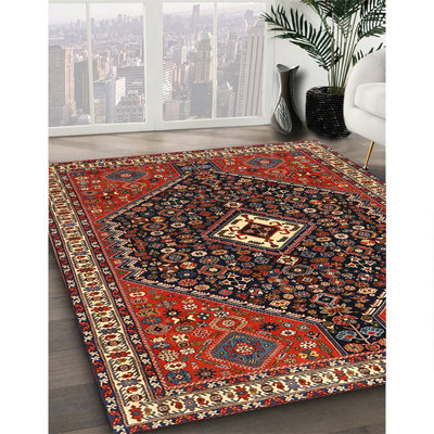 Tapis oriental tissé à la machine Cayden-Lee