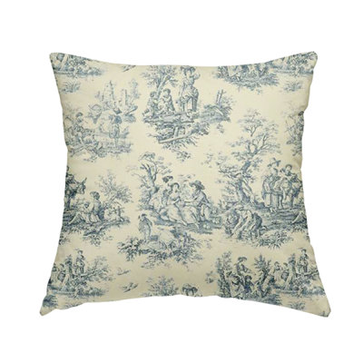 Aquavia Toile Square Throw Cushion