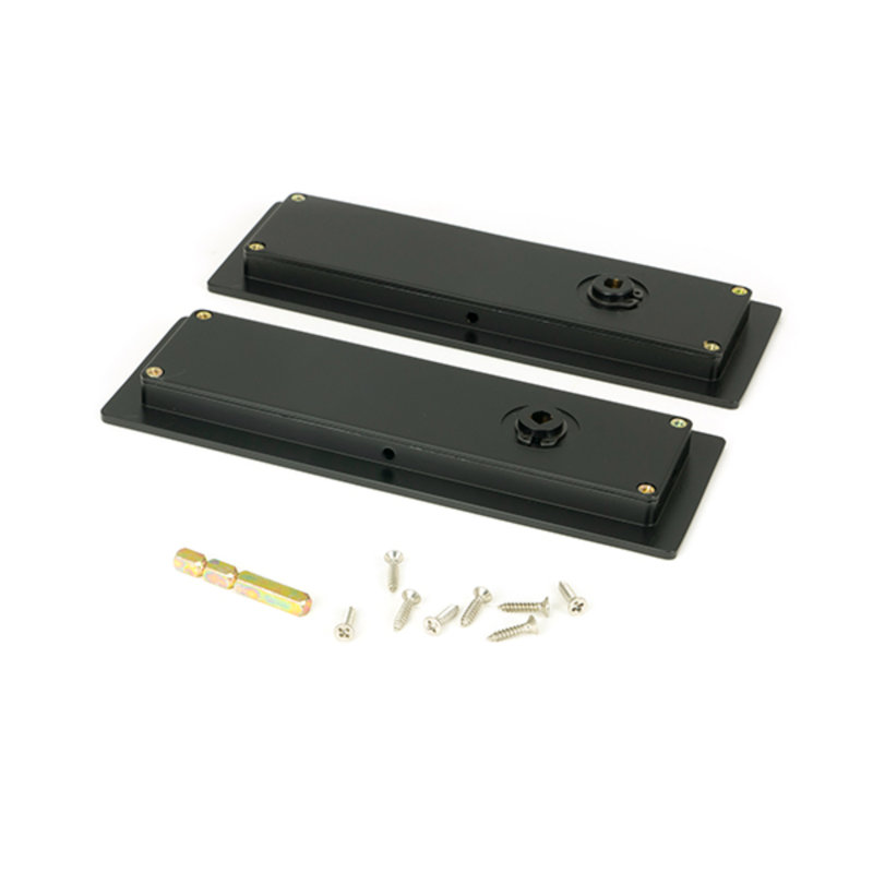 Door accessory, 17.5cm H x 6cm W x 1.3cm D, Matt Black
