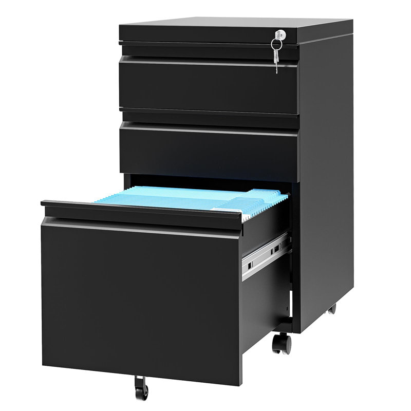 37 cm W Stainless Steel Filing Cabinet