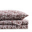 100% flanelle de coton 4 pièces pour grand lit à motif floral rouille taille luxueuse pour matelas jusqu'à 18 po de hauteur Élastique brossé doux pré-rétréci confort avec draps plats 2 taies d'oreiller faciles à utiliser