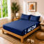 40cm Extra Deep Fitted Sheet - Luxury Microfiber Deep Pocket Bed Sheet Secure Fit-121863311-121863313