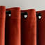 Prima Velvet Solid Blackout Polyester Curtain-1297643922