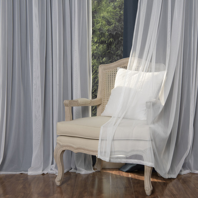 Granados Solid Room Darkening Thermal Grommet Curtain Panels, Navy, 52" W x 63" L
