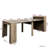 Modern Extendable Dining Table with Storage-728058232