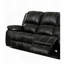 Canapé inclinable en cuir synthétique noir-1147673176