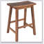 Tabourets de cuisine en bois à hauteur de comptoir 2 pièces Farmhouse Rustic pour petits espaces, peu encombrants et élégants