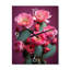 Horloge murale surdimensionnée rose cactus rose et vert-99629597