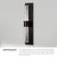 1 - Light LED Outdoor Armed Sconce