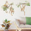 Watercolour Monkeys Wall Sticker-88649435
