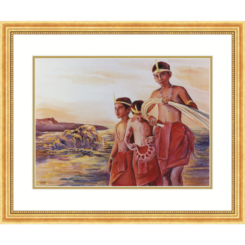 Boys in the Morning Night by Chen Xiaoping - Single Picture Frame Print