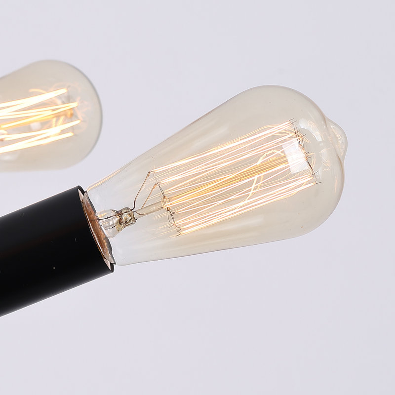 Tryphon 8 - Light Dimmable Sphere Chandelier, Matte Black