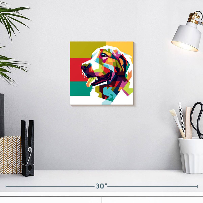 Brampt Abstract Golden Retriever