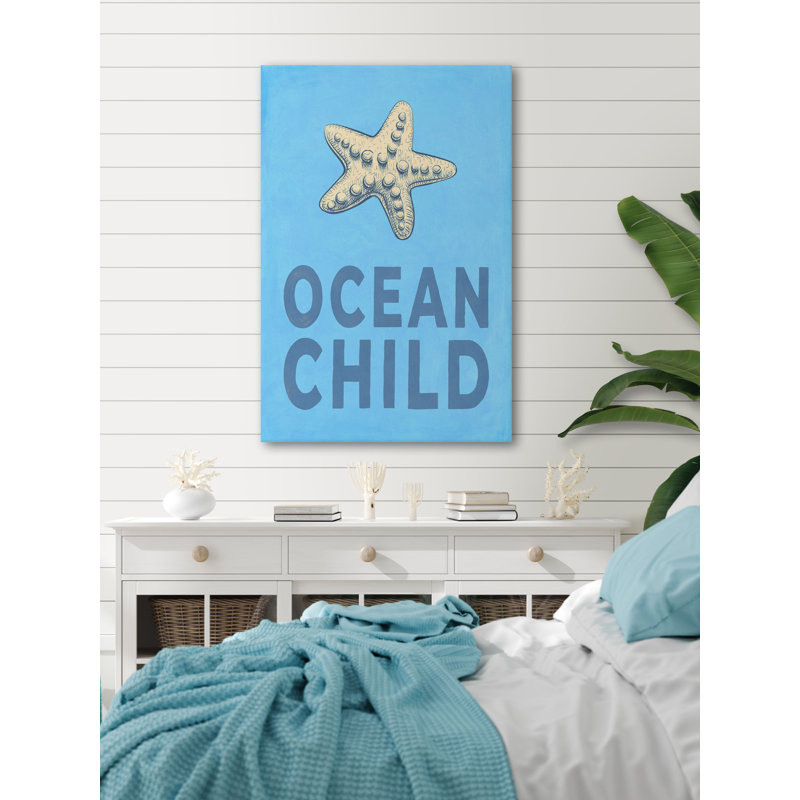 Ocean Child - Wrapped Canvas Painting, 152cm H x 101cm W x 3.81cm D