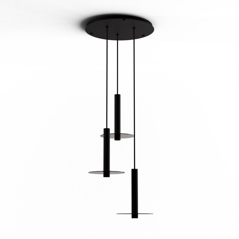 Combi 3 - Light LED Pendant, Matte Black