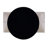 Laqueda 1 Light Table Lamp With Matte Black And Brushed Brown Finish And Natural Cream Shade