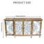Armoire 4 portes ajourée avec tablettes réglables