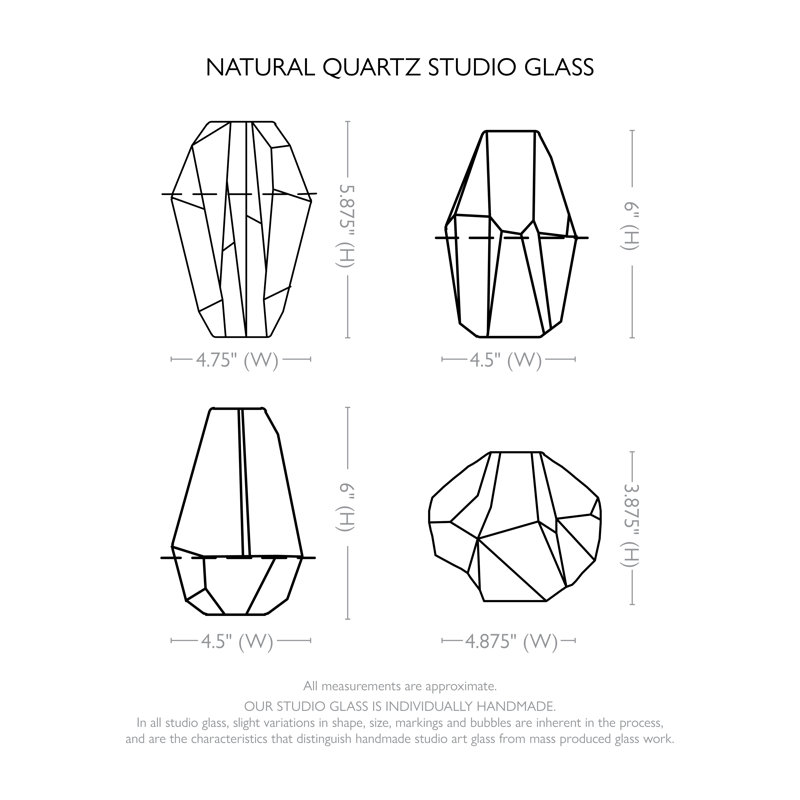 Elegant Gold Quartz Glass 5-Light LED Pendant