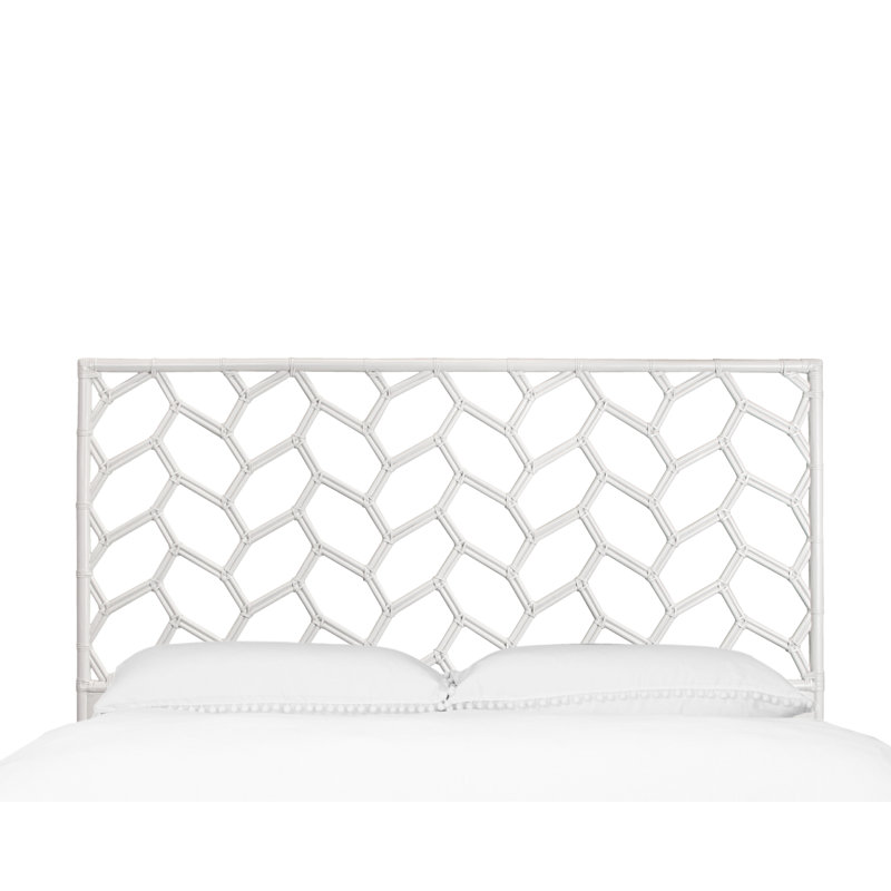 Silas King Platform Bed, Light Blue, King, White