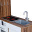 Little Chef Palm Springs Classic Kids Play Kitchen with 6 Accessories