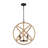 Marina 4-Light Chandelier in Natural White-460930007