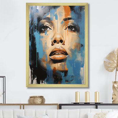 Azur Aaliyah Portrait I - Décoration murale célébrité_105711