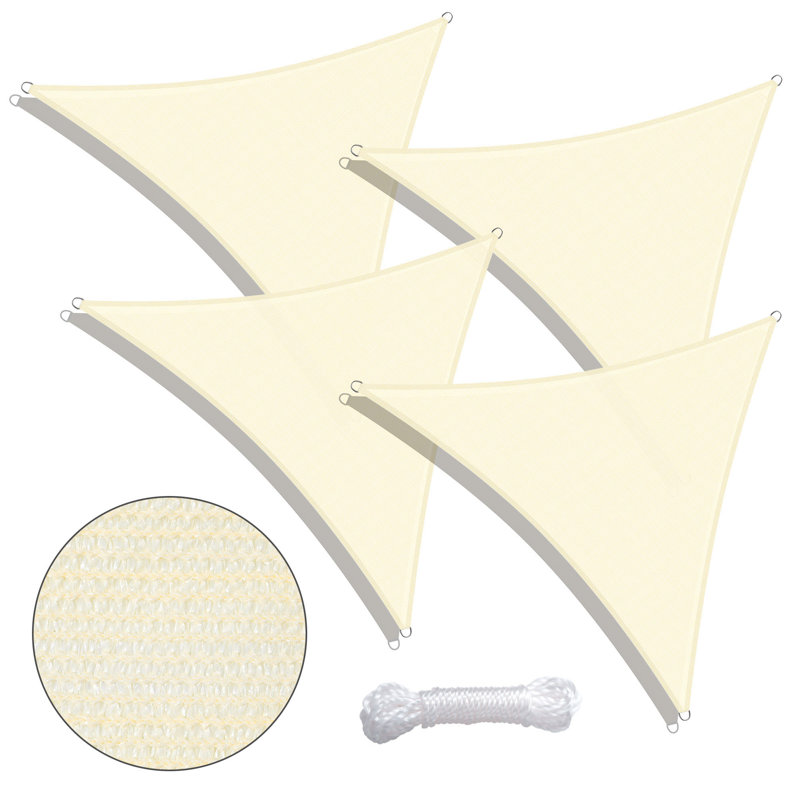 6 pi L 7 pi. D voile d'ombrage triangulaire