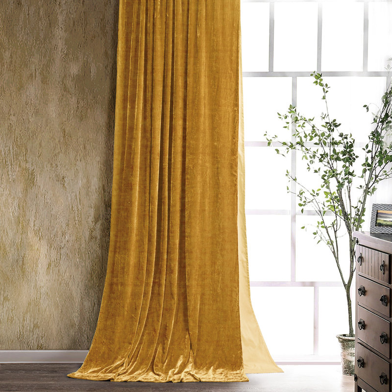 Rideau simple 48 x 108 po Stella, Safran